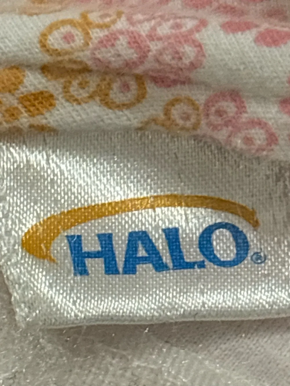 Halo Pink and Cream Floral Pattern Sleep Sack 3-6 Months